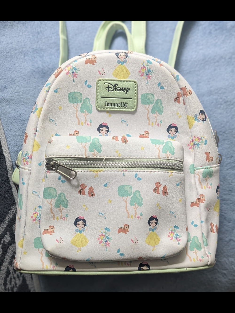 Disney x Loungefly White & Mint Snow White Mini Backpack